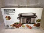 New Box Hamilton Beach Professional Sous Vide Water Oven & Slow Cooker 6 Quart. Fixed Price $59.63.