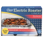 18/2 Pan Saver Clear Electric Liner Fits 16,18 & 22 Qt. Roasters 36PC. Fixed Price $29.99.
