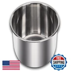 Instant Pot Stainless Steel Inner Cooking 6-QT Polished Surface Rice Cooker. Fixed Price $59.04.