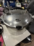 All American Pressure Canner/cooker Model 915 Heavy Cast Aluminum 15.5 Qt. Fixed Price $200.00.