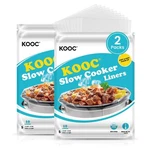 Kooc Slow Cooker Liners 10"X13" 20 Count Small Size Disposable Plastic Bags P.... Fixed Price $15.86.