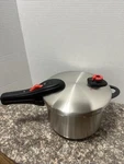 Nuwave Stainless Steel Precision Pressure Cooker 6.5 Quart Silver #31201A New. Fixed Price $58.00.