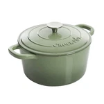 Crock Pot Artisan 5-QUART Enameled Cast Iron Dutch Oven Pistachio Green. Fixed Price $67.99.