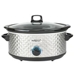 Brentwood Select 7 Quart Slow Cooker In Silver. Fixed Price $80.81.