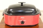 Oster 18-QUART 24-LBS Turkey Roaster Oven CKSTRS18-RHD-D Red. Fixed Price $89.00.