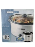 Living Home 7QT Stainless Steel Slow Cooker + Mini KC271LV New. Fixed Price $49.99.