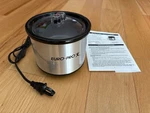 New Euro-pro X Mini SCR-05 Slow Cooker Stainless Black 35W. Fixed Price $17.99.