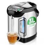 Nutrichef Electric Water Boiler And Warmer - 3.2 Quarts, Stainless Steel. Fixed Price $131.61.