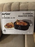 Survivi Classical Roaster Oven ZER001BK-11-SV Black Non-stick With Lid. Fixed Price $70.00.
