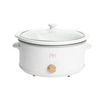 Paris Hilton 6-QT Manual Slow Cooker, Low/high/warm Settings, Nonstick, White. Fixed Price $79.29.