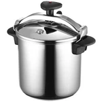 Magefesa Star 14.8-QUART Stainless Steel Pressure Cooker, Works On All Stovet.... Fixed Price $283.03.