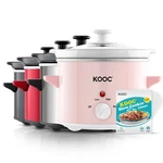 Kooc Small Slow Cooker, 2QUART, Free Liners Included For Easy Cleanup, Upgrad.... Fixed Price $42.66.