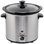 Courant 3.2 Quart Slow Cooker, Multiple Temp Settings -brushed Stainless Used. Fixed Price $15.97.