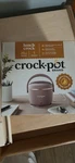 Crock-pot 20OZ Portable Electric Lunch Box Food Warmer Black Licorice. Fixed Price $37.00.