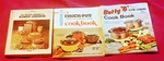 3 Vintage Appliance Cookbooks: Rival Crock-pot, Betty G, Instant Gourmet Blender. Fixed Price $16.00.
