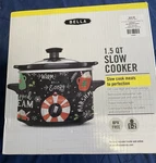 Bella 1.5 Qt Slow Cooker Christmas Themed Ceramic Stoneware. Fixed Price $14.99.