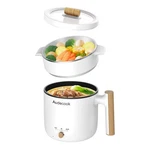 Audecook Hot Pot Electric With Steamer, 1.8L Portable Mini Travel Cooker, Mul.... Fixed Price $48.89.