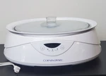 Corningware Quart Slow Cooker SC40PL White Digital Controls Works Great!. Fixed Price $39.98.