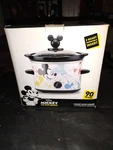 Disney Mickey Mouse Never Opened 90TH Anniversary 2 Quart Slow Cooker Mint. Fixed Price $18.00.