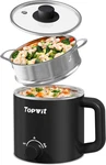 1.6L Electric Hot Pot & Steamer - Ramen, Soup Oatmeal Cooker. Fixed Price $52.41.