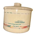Rival Little Dipper 3204-502 Electric Stoneware Slow Cooker Beige Multicolor. Fixed Price $18.00.