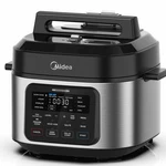 Midea Widemax Pressure Cooker, 6 Qt, 13-IN-1, One-touch Release. Fixed Price $99.99.