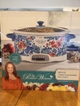 The Pioneer Woman- Frontier Rose Floral 7QT Programmable Slow Cooker. Fixed Price $65.00.