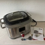 Wolf Gourmet Multi Function Cooker WGSC100S W/ Temperature Probe Sous Vide Rack. Fixed Price $609.00.