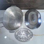Vtg Magnalite Ghc Country Collection Aluminum 12 Dutch Oven Roaster W/ Lid 5265. Fixed Price $285.00.