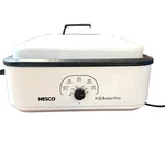 Vintage Nesco 18 Qt 4808-14 Roaster Oven Slow Cook White With Rack. Fixed Price $62.36.