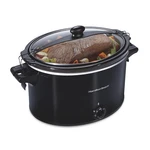 Slow Cooker 10 Quart Portable Stay Go Lid Lock Dishwasher Safe Black Hamilton. Fixed Price $115.32.