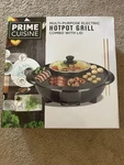 Brand New Prime Cuisine Hot Pot Grill Combo With Lid. Fixed Price $47.64.