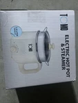 Tomo Electric Hot Pot & Steamer Brand New In Box Nib 1.8 Liter Capacity. Fixed Price $29.99.