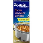 Reynolds Kitchens Slow Cooker Liners, Regular (fits 3-8 Quarts), 6 Count. Fixed Price $7.30.