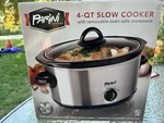 Parini Cookware 4-QT Quart Slow Cooker Brand New Sealed Box. Fixed Price $22.00.
